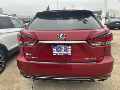 2022 Lexus RX RX 350 F SPORT Handling
