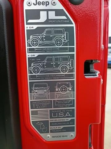 2023 Jeep Wrangler Sahara 4 Door 4x4