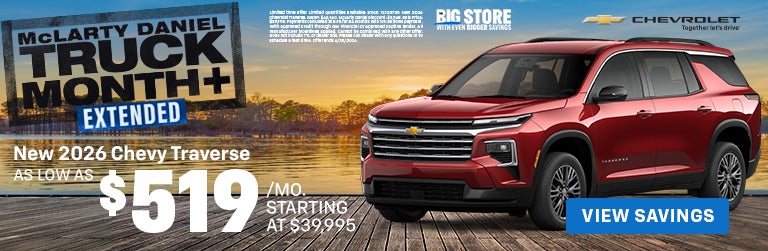 New 2026 Chevy Traverse